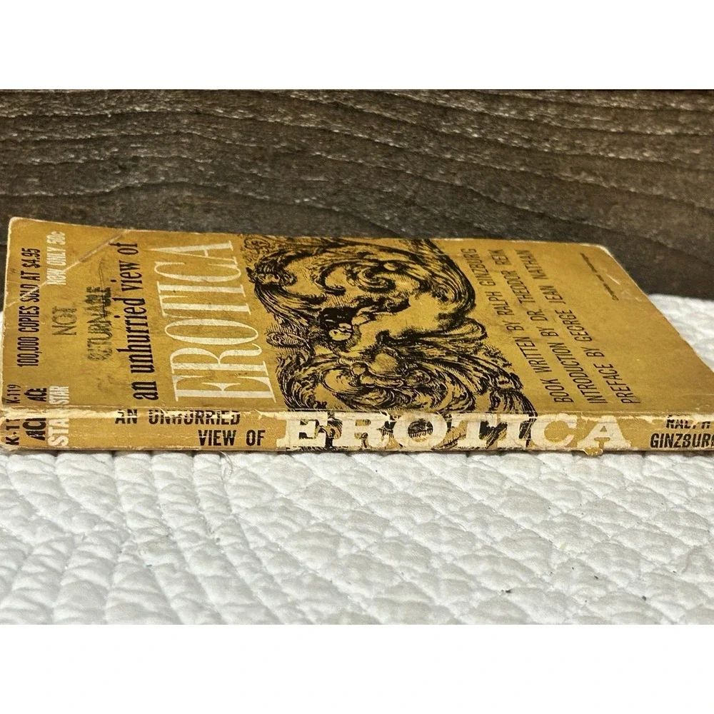 An‎ Unhurries View Of Erotica By Ralph Ginzburg 1958 Vintage Paperback